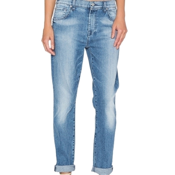 7 For All Mankind Denim - 7 For All Mankind Relaxed Skinny in Light Blue Hue